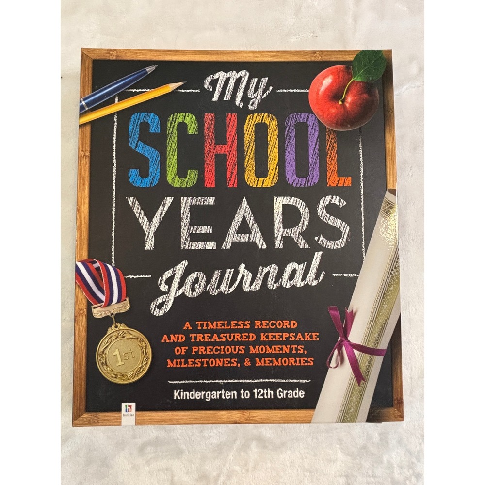 Hinkler My School Years Journal Kindergarten to 12th Grade Keepsake Memory Book